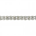 Clear Diamante Double Row Bracelet