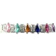 Fashion Bridal Jewellery, Costume Bracelets, Multi Coloured Marquise Teardrop Rhinestone Clear Diamante Dressy Bracelet