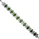 Green Costume Jewelry Sets UK, Fashion Gifts, Teardrop Rhinestone Clear Diamante Dress Jewellery Necklace Bracelet Earrings Set