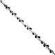 Fashion Wedding Jewellery, Black Elegant Oval Rhinestone Clear Diamante Costume Dressy Tennis Bracelet