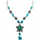 Blue Costume Jewellery Necklaces, Blue Natural Stone Necklace, Fashion Jewelry Necklaces UK, Necklace Under £5, Cheap Jewellery
