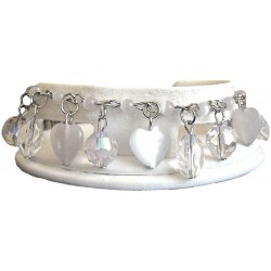 Costume Jewellery Accessory, White Fashion Jewelry Bracelets UK, Women Girls Gift, White Cluster Bracelets, Dangle Bead Bracelet