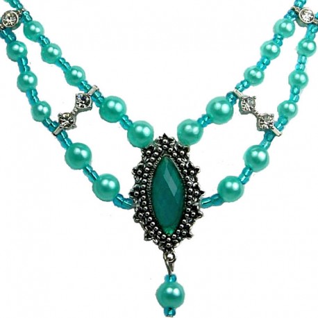 Costume Jewellery Pearl Necklace, Blue Faux Pearl Necklaces, Fake Pearl Necklace, Fashion Pearl Necklaces, Timeless Jewellery
