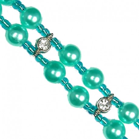Fashion Pearl Bracelet, Costume Jewellery Pearl Bracelets, Blue Faux Pearl Bacelets, Costume Pearl Bracelet, Fake Pearl Bracelet