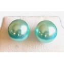 Blue Pearl 7mm Stud Earrings