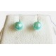Blue Pearl 4mm Stud Earrings