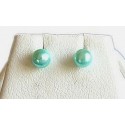 Blue Pearl 4mm Stud Earrings