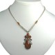 Costume Jewellery Necklace, Brown Teardrop Fashion Necklaces, Fashion Jewelry Necklace UK, Teardrop Necklace Pendant, Women Gift