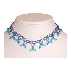 Cute Costume Jewellery Simple Accessories, Fashion Women Girls Small Gift, Blue Bird Flying Beaded Choker Collar Necklace