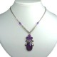 Classic Costume Jewellery Necklaces, Purple Teardrop Fashion Necklace, Jewellery Accessories, Women Gifts