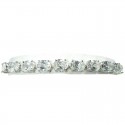 Clear Cubic Zirconia Oval CZ Crystal Tennis Bracelet