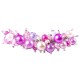 Fashion Statement Costume Jewellery, Pink Illusion Pearl Charm Cluster Dangle Bracelet