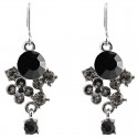 Black Twilight Diamante Drop Earrings