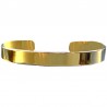Costume Jewellery Magnets Cuff Bracvelet, Gold Oval Open End Magnetic Bangle